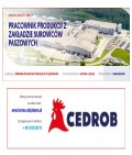 Pracownik produkcji z Zakładzie Surowców Paszowych